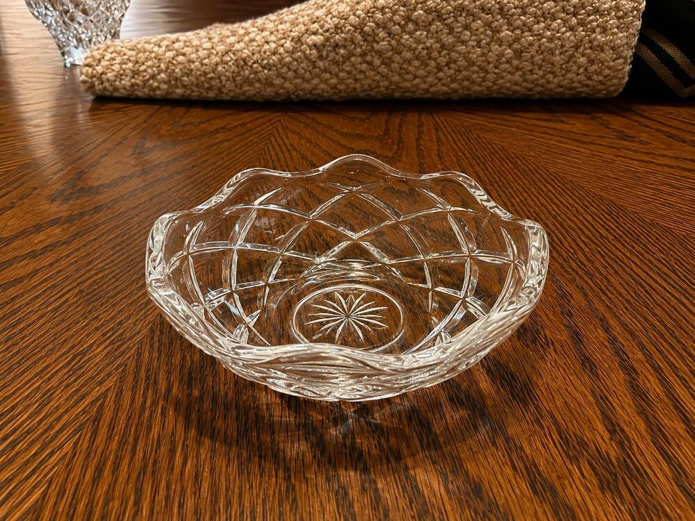 Glass Trinket/Ring Dish Made in Italy